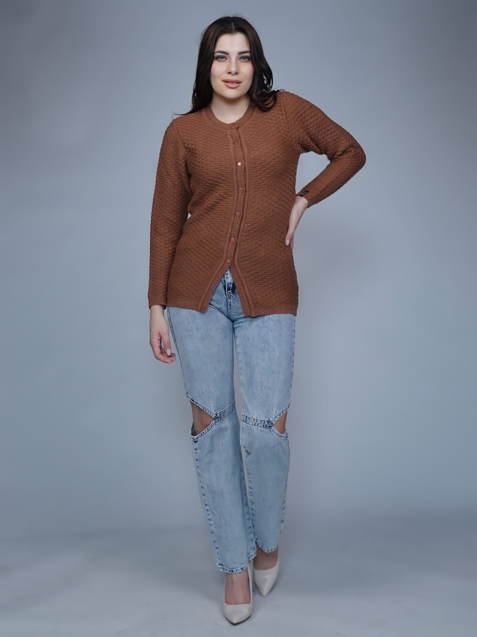 Creative Line Knitted Cardigan 2 1 29 scaled