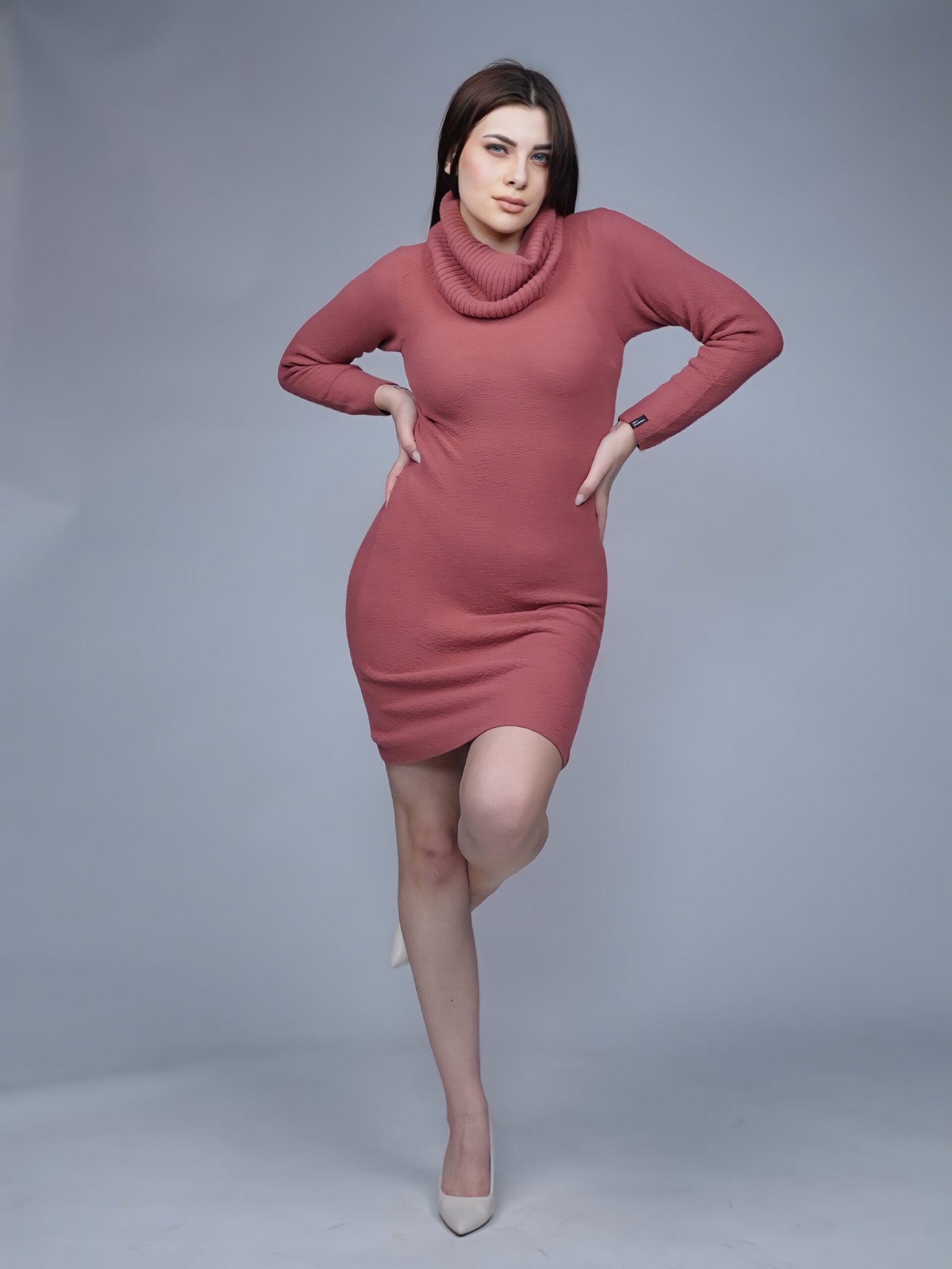 Creative Line Self Desgin Knitted Dress 4 3 33 scaled