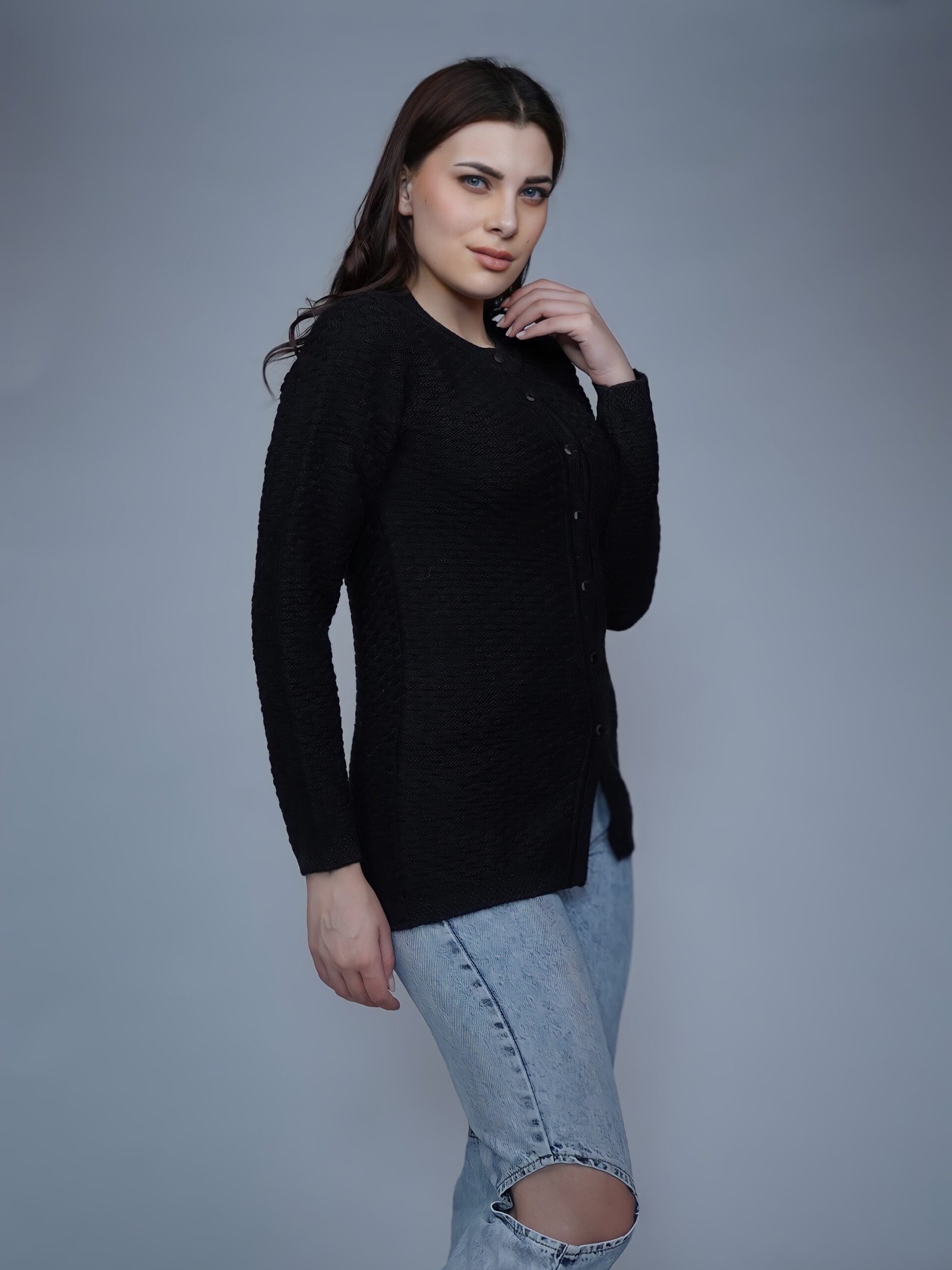 Creative Line Knitted Cardigan 5 4 27 scaled