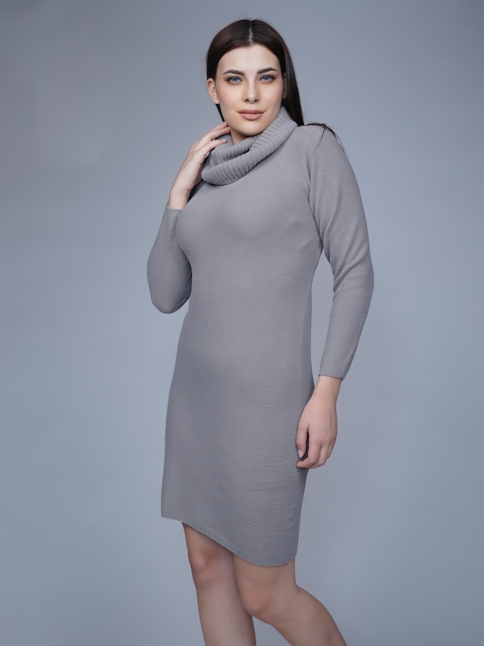 Creative Line Self Desgin Knitted Dress 5 4 34 scaled