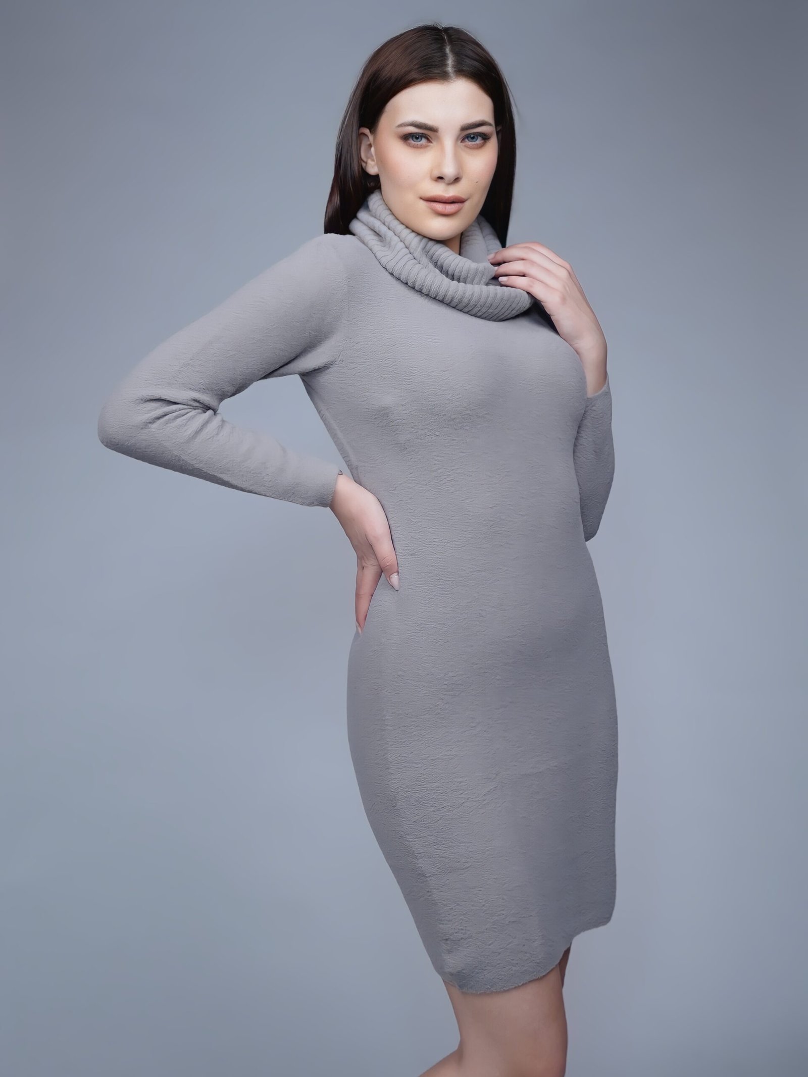 Creative Line Self Desgin Knitted Dress 7 6 34 scaled