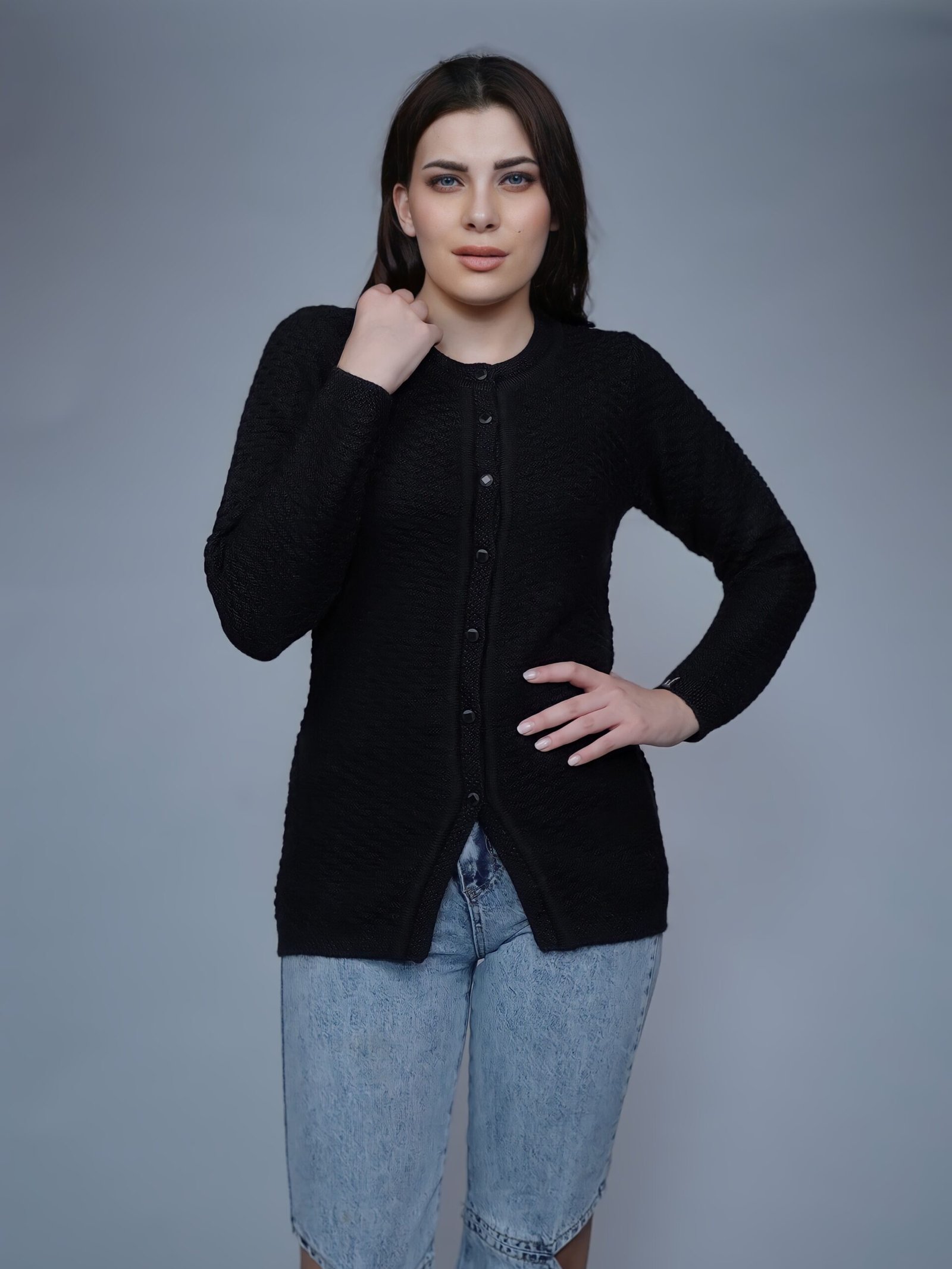 Creative Line Knitted Cardigan 8 7 25 scaled