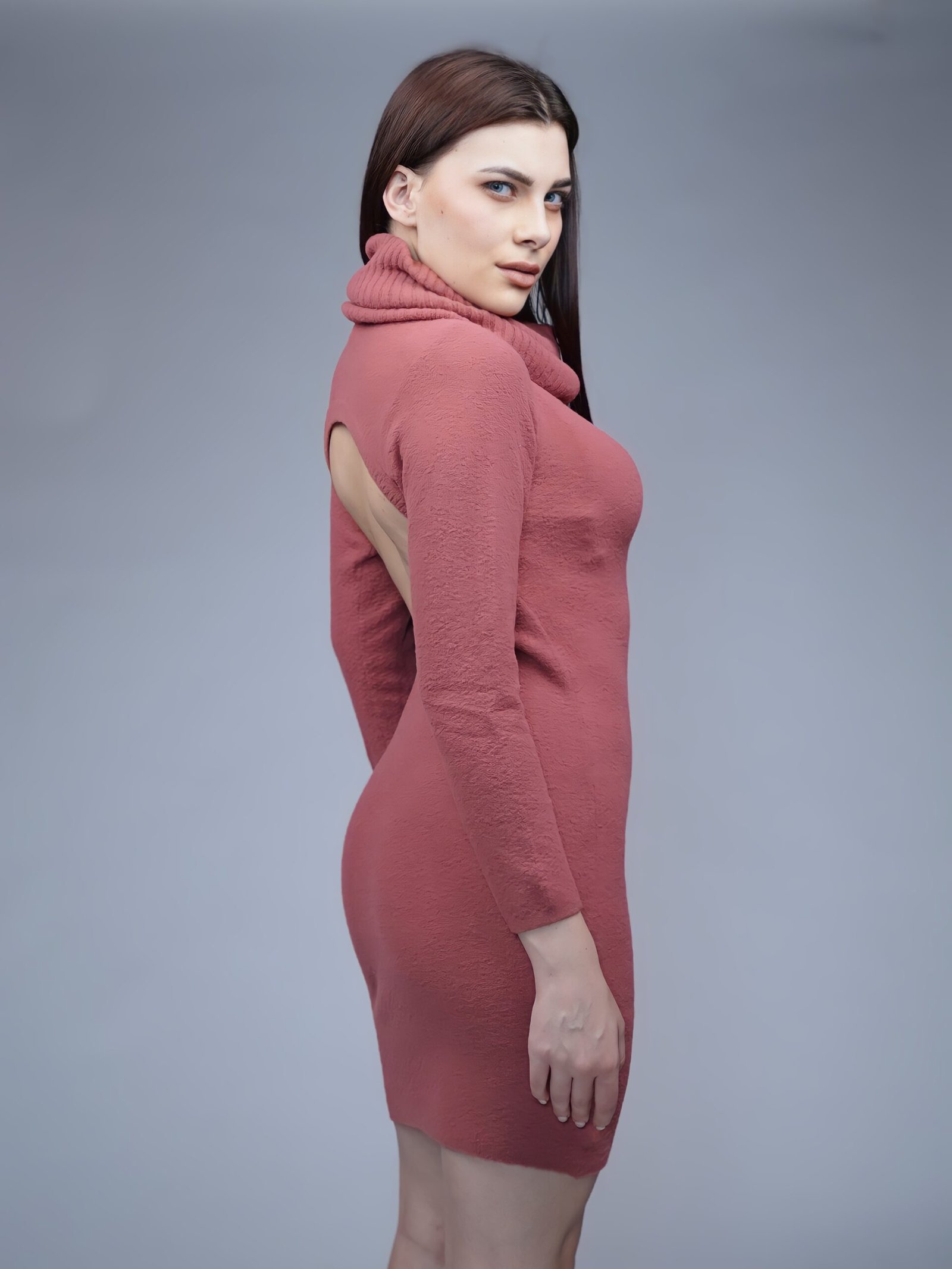 Creative Line Self Desgin Knitted Dress 8 7 31 scaled