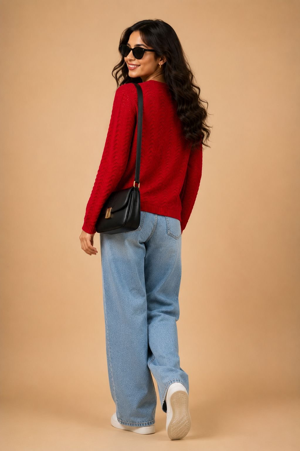 CREATIVE LINE RED V NECK CARDIGAN 4 WhatsApp Image 2026 08 27 at 2.27.40 PM