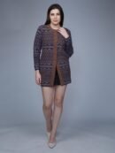 Coffee Stylish Coat for Women by Creative Line