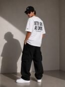 White Oversized T-Shirt for Men by Creative Line