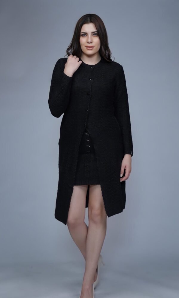 Black Long Cardigan for Women by Creative Line