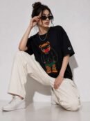 Black Oversized T-Shirt for Men by Creative Line
