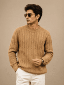 Fawn Knit Sweater for Men by Creative Line