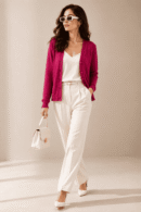 Carrot V-Neck Cardigan for Women by Creative Line