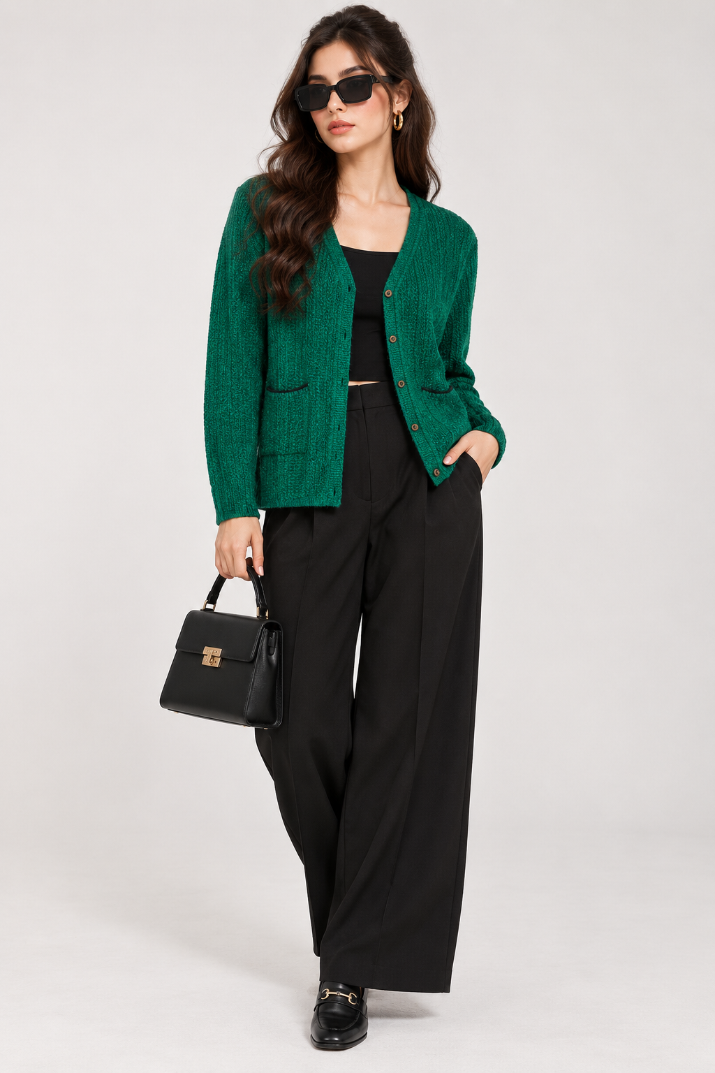 CREATIVE LINE B.GREEN V NECK KNITTED POCKET CARDIGAN 2 ChatGPT Image Sep 3 2026 01 51 59 PM 1
