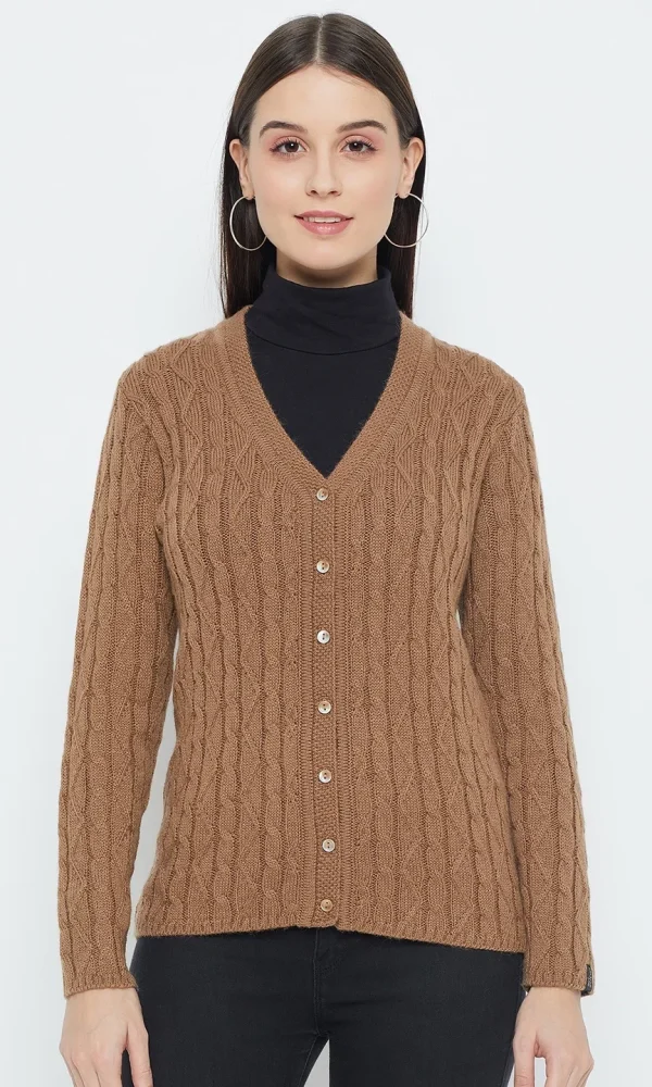 Knitted Cardigan for Women by Creative Line