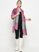 Pink Knitted Stole for Women by Creative Line
