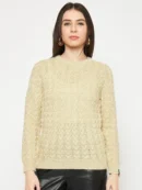 Fawn Knitted Casual Top for Women by Creative Line