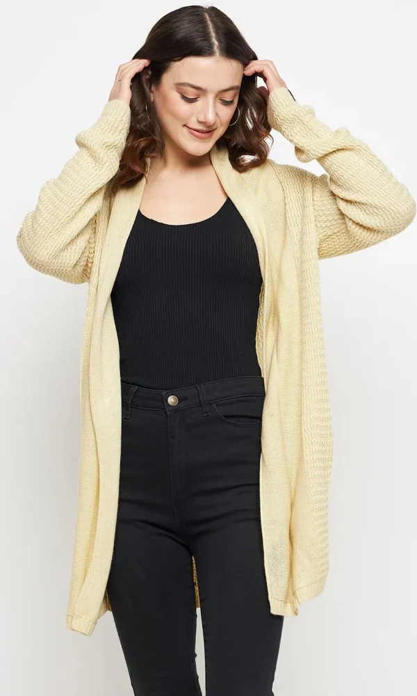 Fawn Knitted Shrug for Women by Creative Line