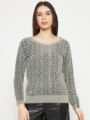 Knitted Top for Women by Creative Line