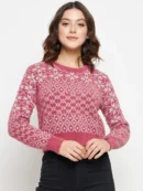 Red Crop Top for Women by Creative Line