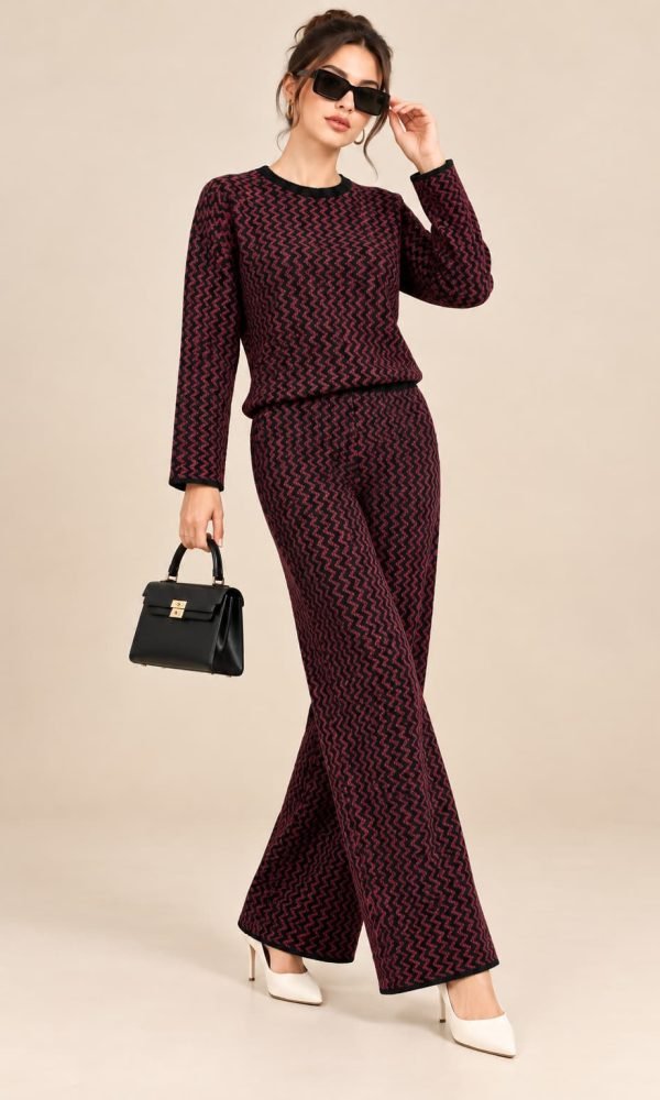 Black Co-ord Set for Women by Creative Line