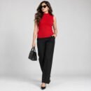 Red Sleeveless Skivi for Women by Creative Line