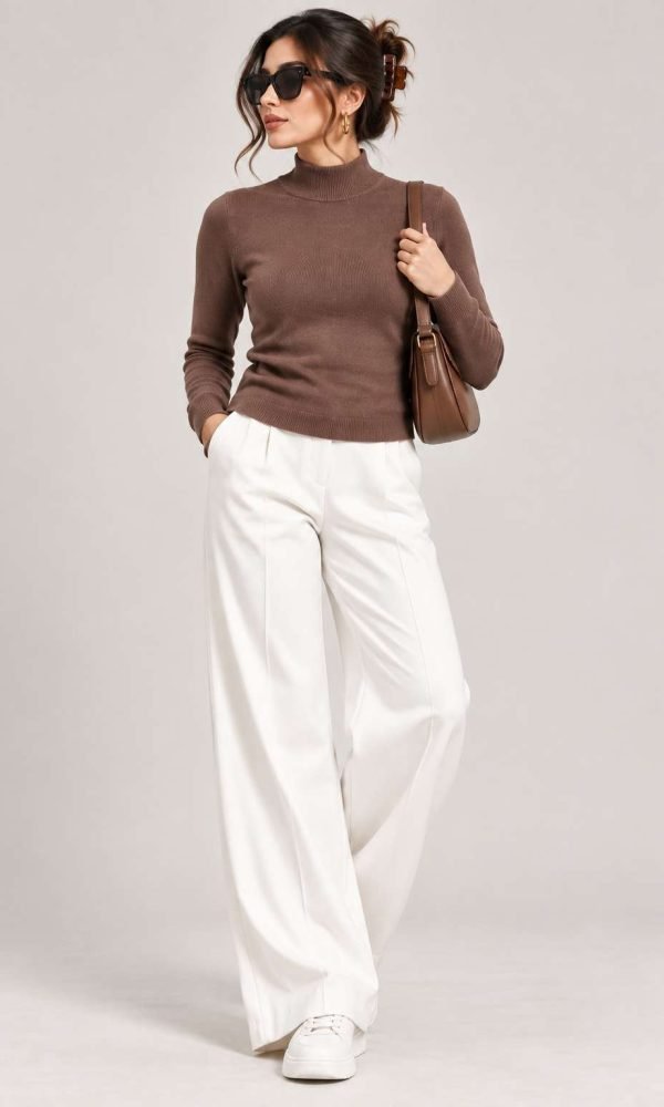 Mouse Grey T Neck Skivi for Women by Creative Line