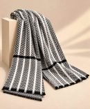 White Knitted Stole for Women by Creative Line